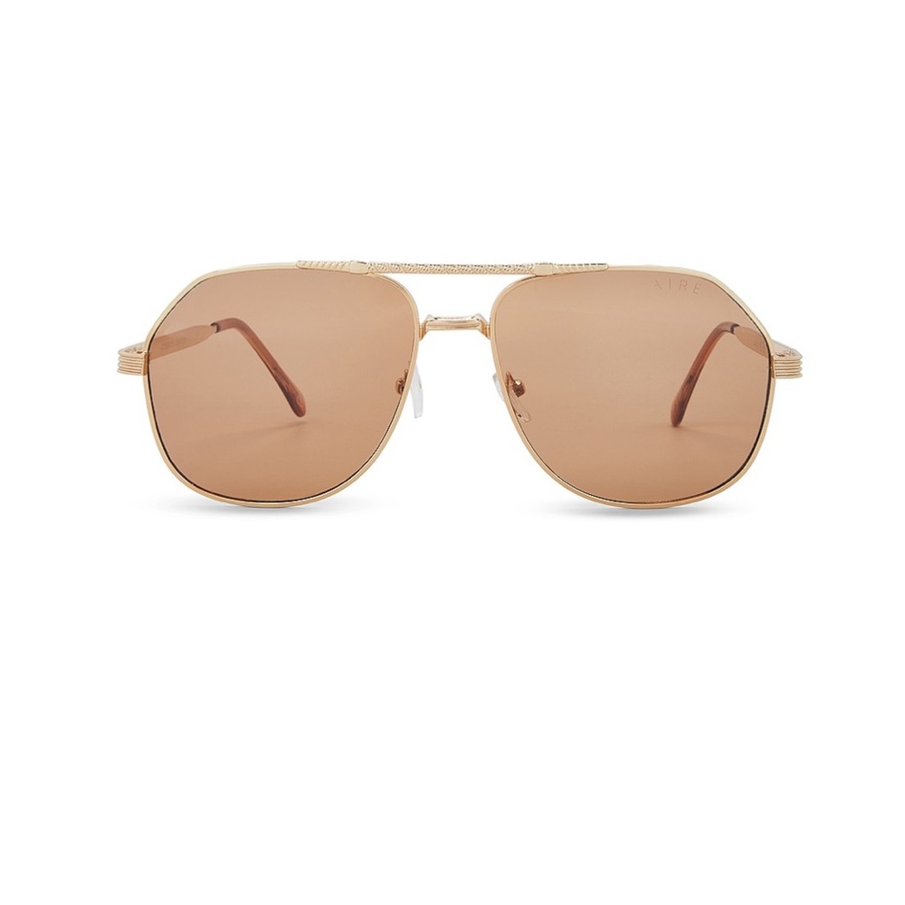 Gold Aviator Sunglasses